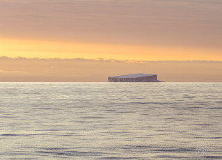 East Antarctica | Iceberg At Sunset