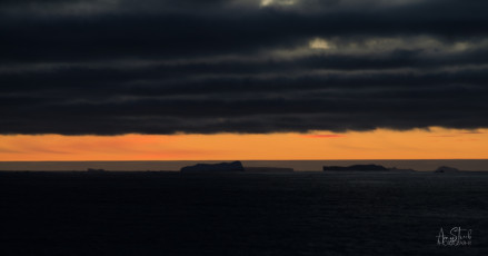 East Antarctica | Antarctic Coastline at Sunset