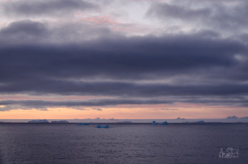 East Antarctica | Antarctic Coastline at Sunrise