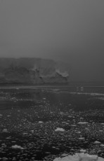 East Antarctica | Icy Iceberg - Black and White