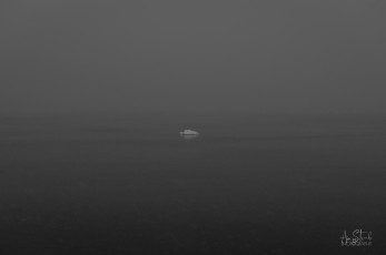 East Antarctica | A Lone Growler In The Fragile Freezing Sea - Black and White