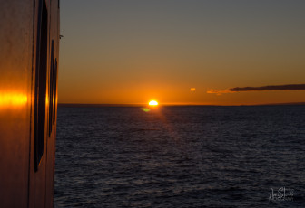 East Antarctica | Sun Setting Behind Antarctica and the AA
