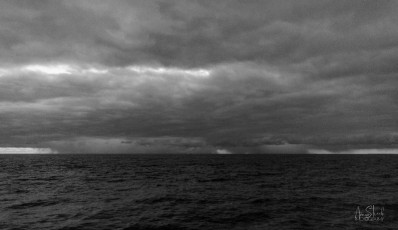 East Antarctica | Antarctic Squall - Black and White