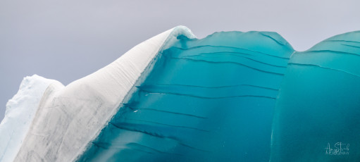 East Antarctica | Incredible Jade Iceberg - Close Up