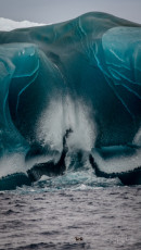 East Antarctica | Incredible Jade Iceberg - Close Up