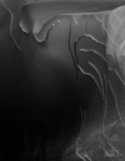 East Antarctica | Incredible Jade Iceberg - Close Up in Black and White