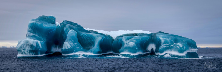 East Antarctica | Incredible Jade Iceberg