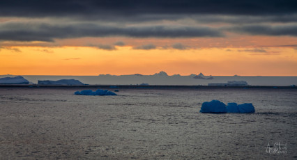 East Antarctica | Antarctic Coastline at Sunset