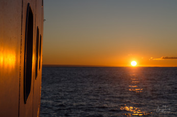 East Antarctica | Sun Setting Behind Antarctica and The AA