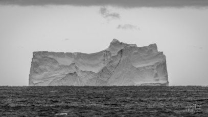 East Antarctica | Iceberg - Black and White