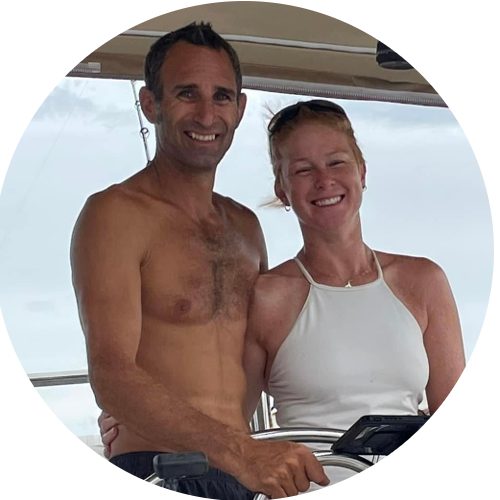 Tom and Amy Sailing Kaihanu in Fiji 2022